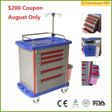 $200 Coupon!! FDA CE Certificate MT01A Hospital Medical Crash Cart / Hospital Trolly
